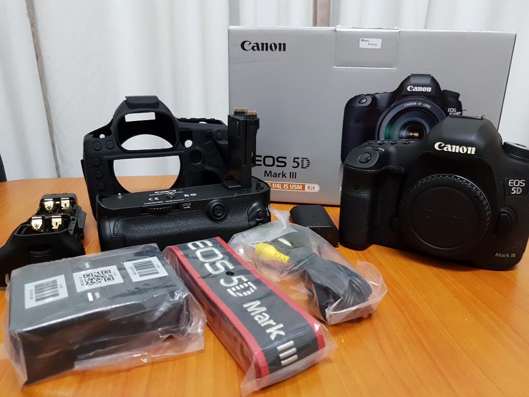 canon 5d3 5diii 5d mark iii body with bg e11 battery grip and easycover