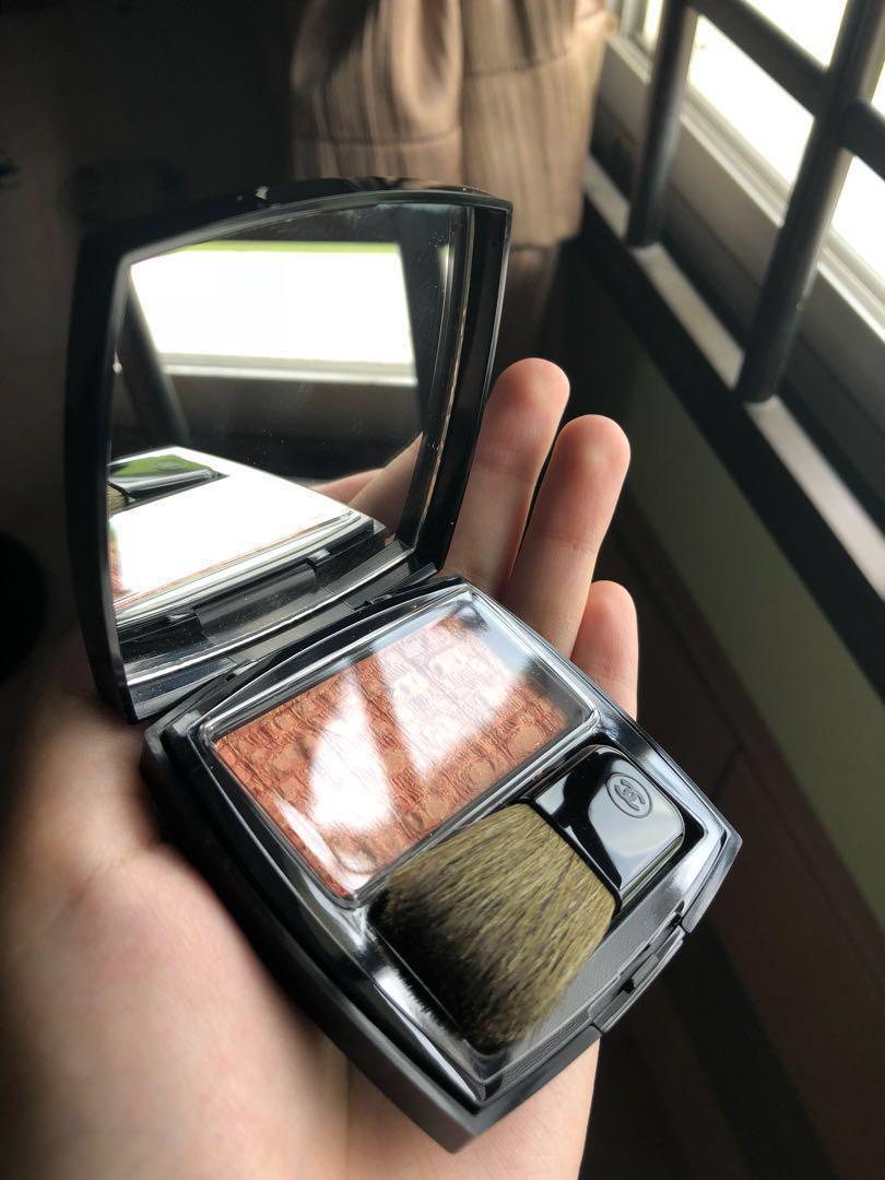 Chanel Blush Duo Tweed Effect in Tweed Corail for Gorgeous Peachy