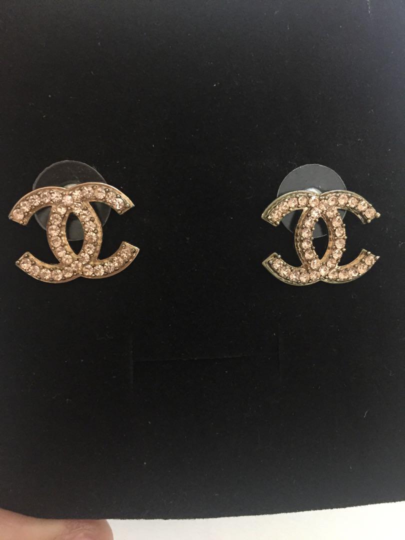 Chanel earring backs deals