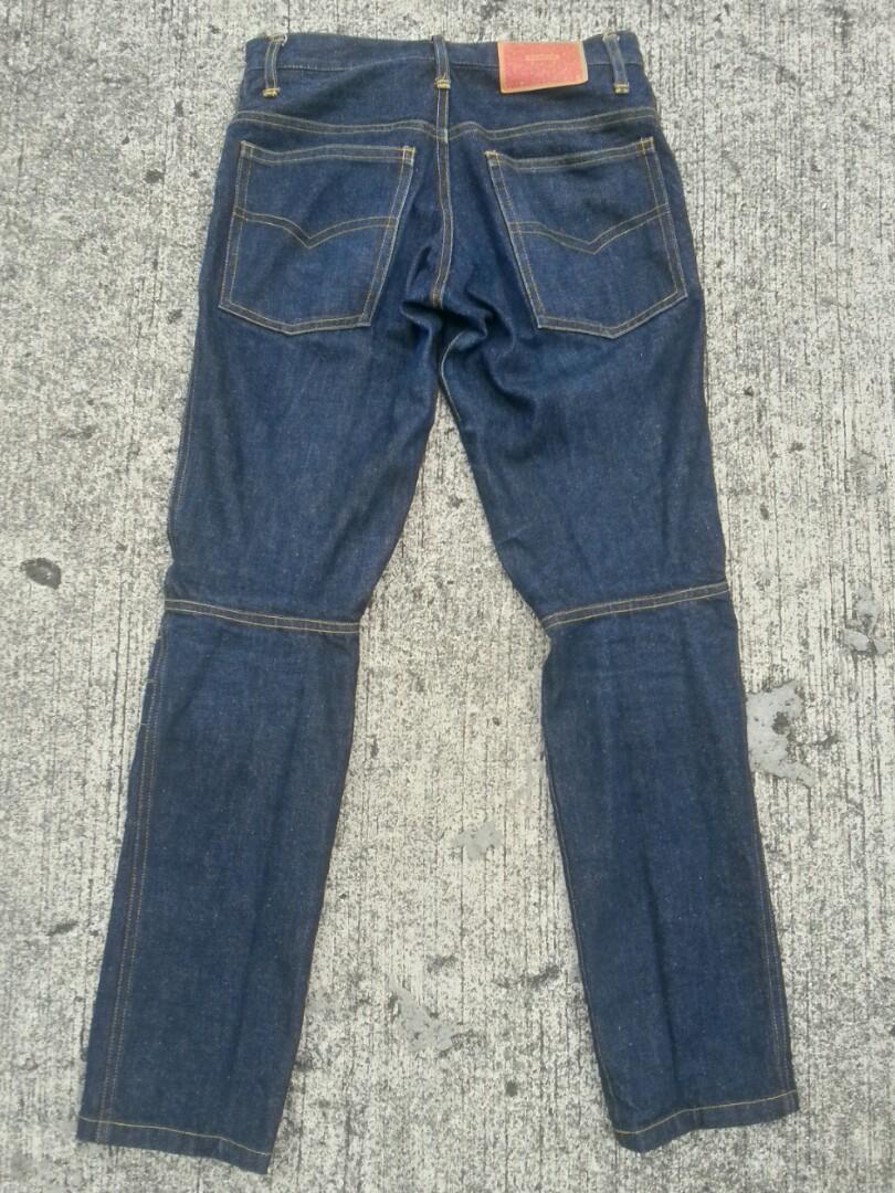 Christopher NEMETH Archive Curve Leg Embroidered Punk Rock Jeans M 31 Japan