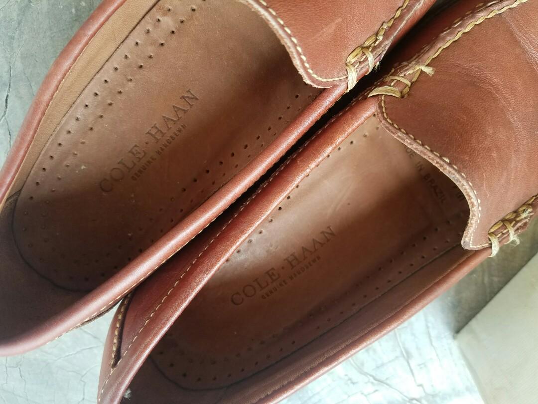 cole haan brown loafers womens