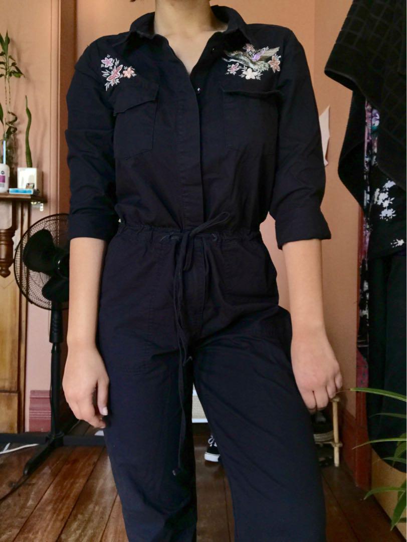 navy blue jumpsuit australia