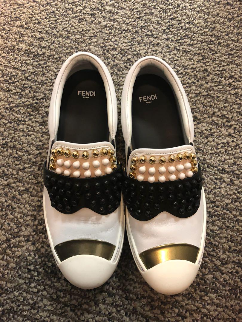 Fendi loafers designed by Karl 