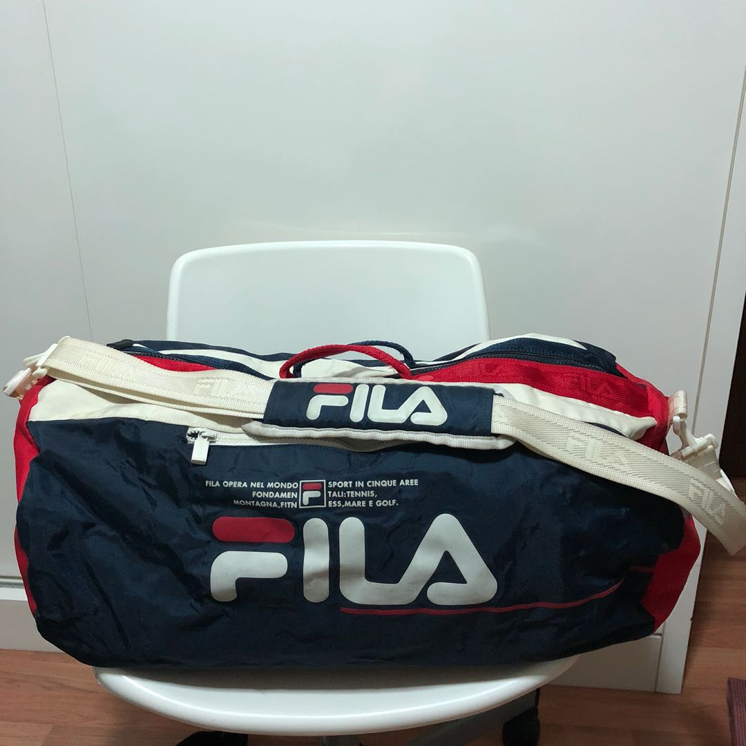 fila vintage flight bag