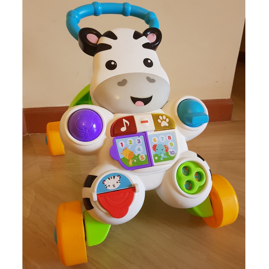 fisher price baby walker zebra