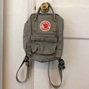 kanken mini backpack fog