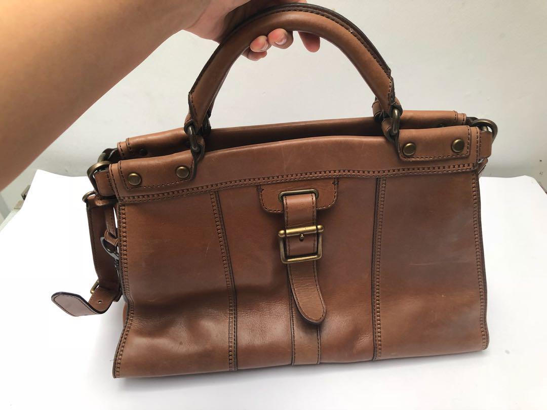 Fossil Vintage Revival Satchel Pecan