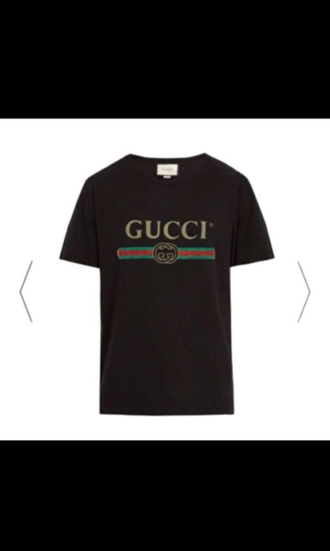 Gucci Logo T Shirt Women S Fashion Clothes Tops On Carousell