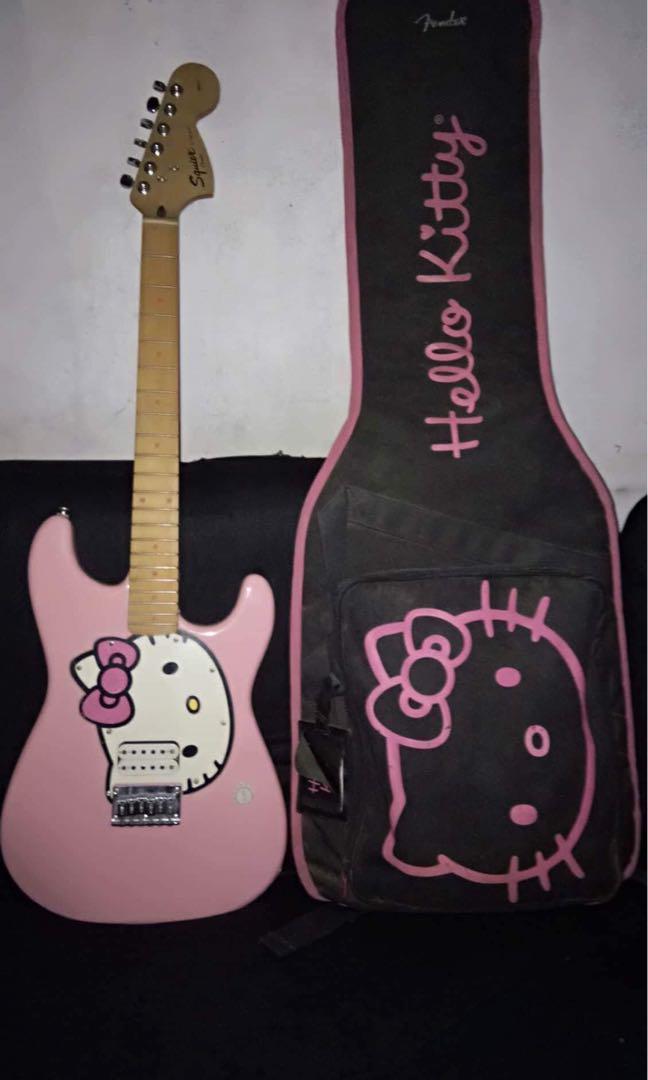 Hello Kitty Electric Guitar, Hobbies & Toys, Music & Media, CDs & DVDs