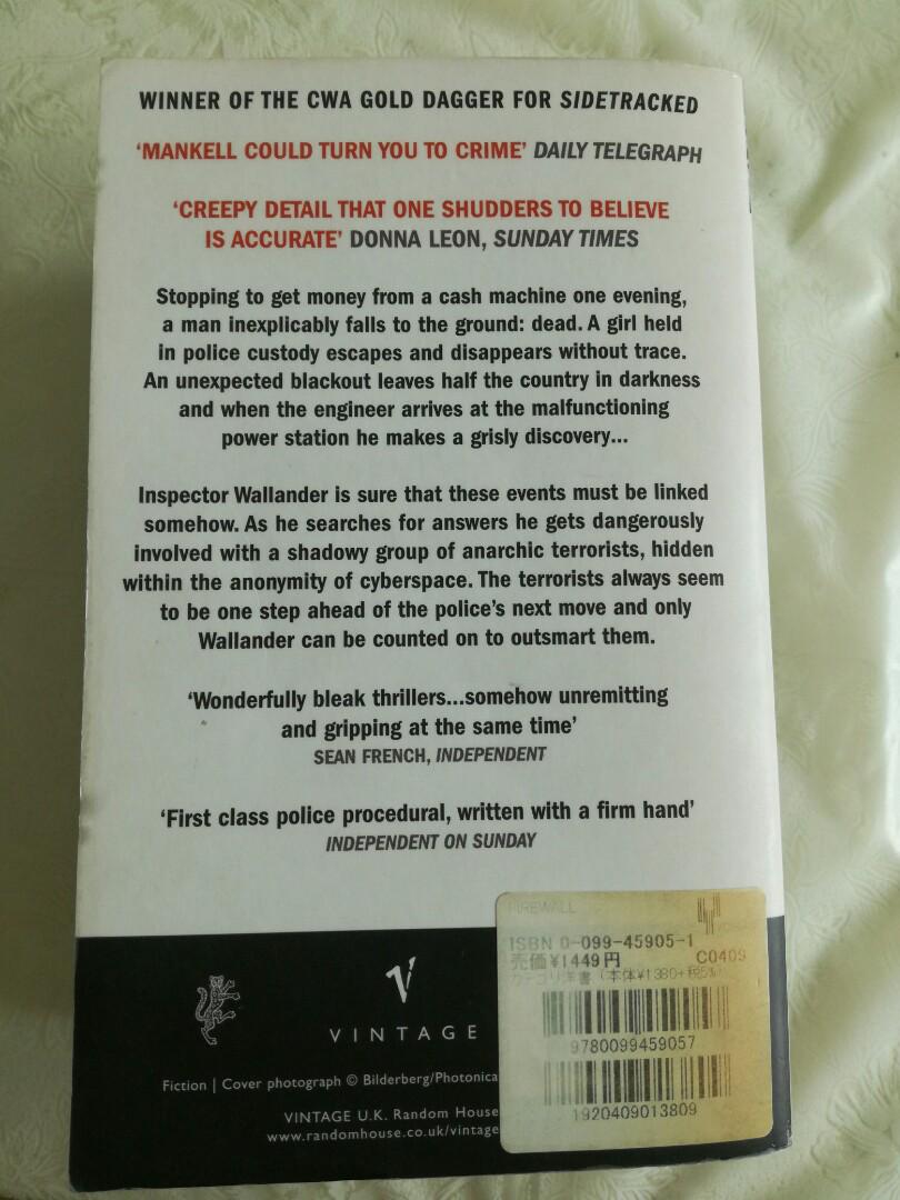 Henning Mankell Books Stationery Fiction On Carousell
