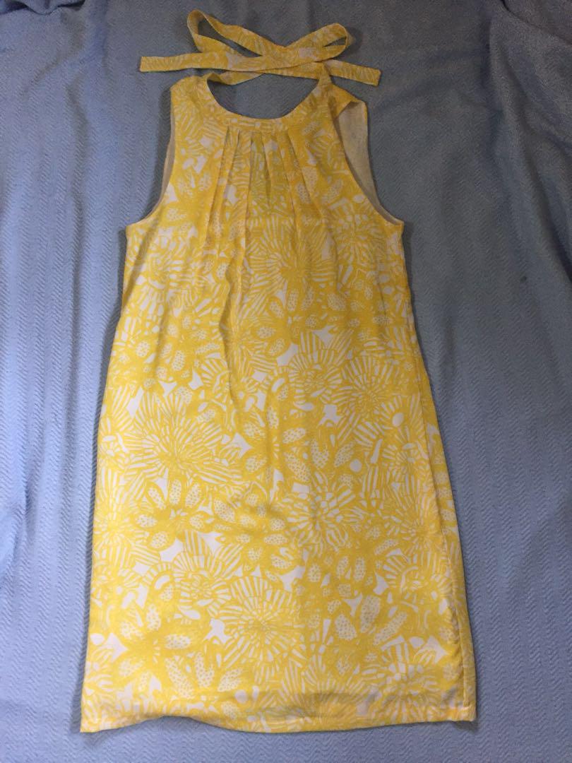 muted yellow dress