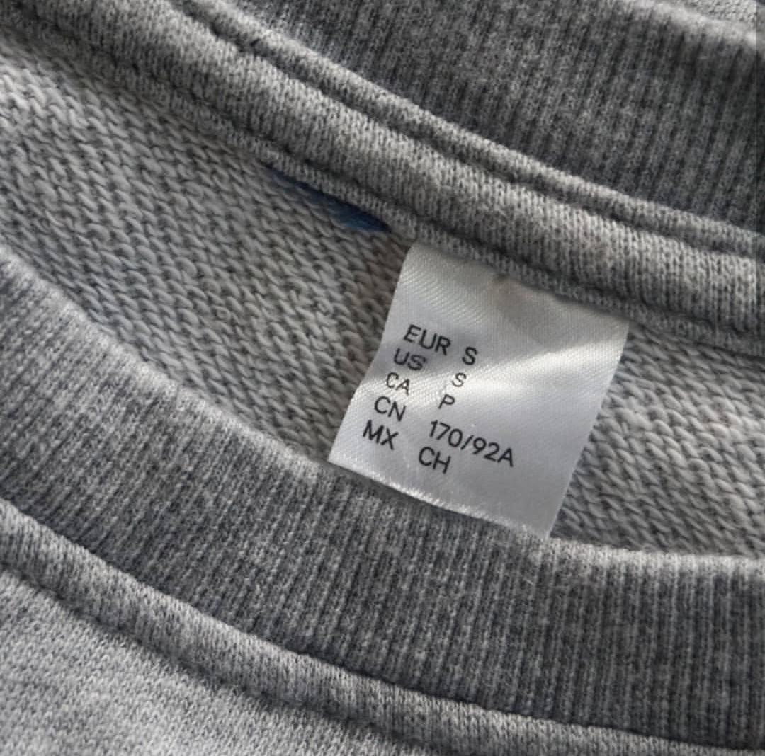 h m Trashed Sweatshirt grey Fesyen Pria Pakaian Atasan di Carousell