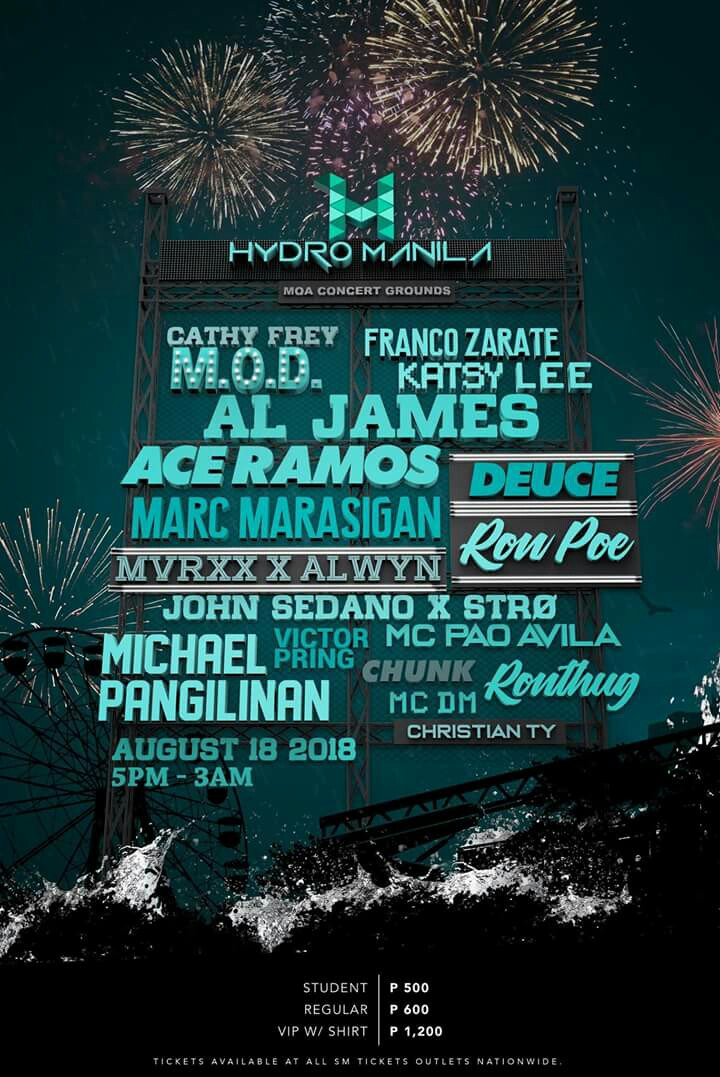 Hydro Manila Music Festival, Tickets & Vouchers, Event Tickets on Carousell