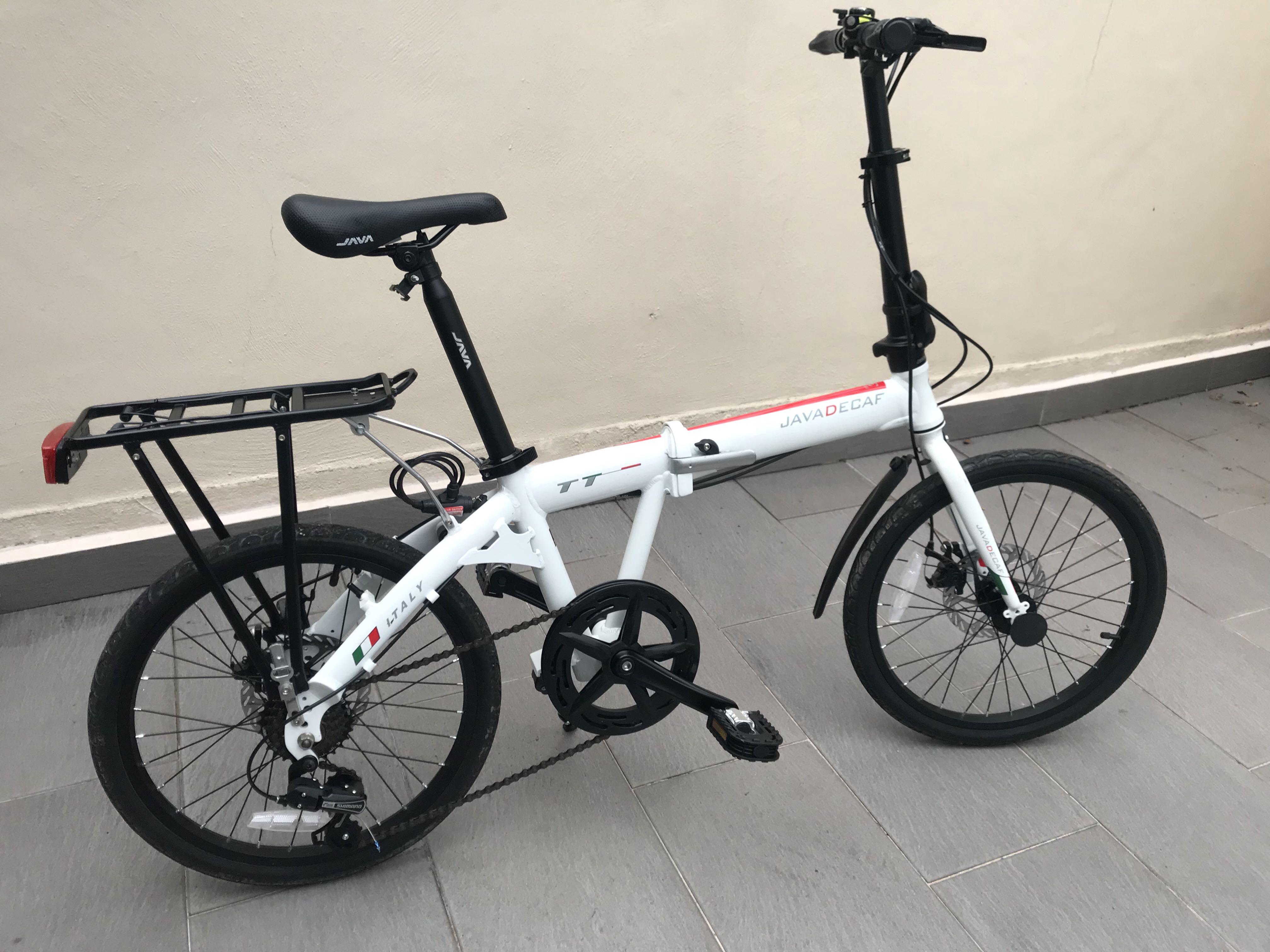 Java TT Decaf Folding Bike Sports Equipment Bicycles Parts