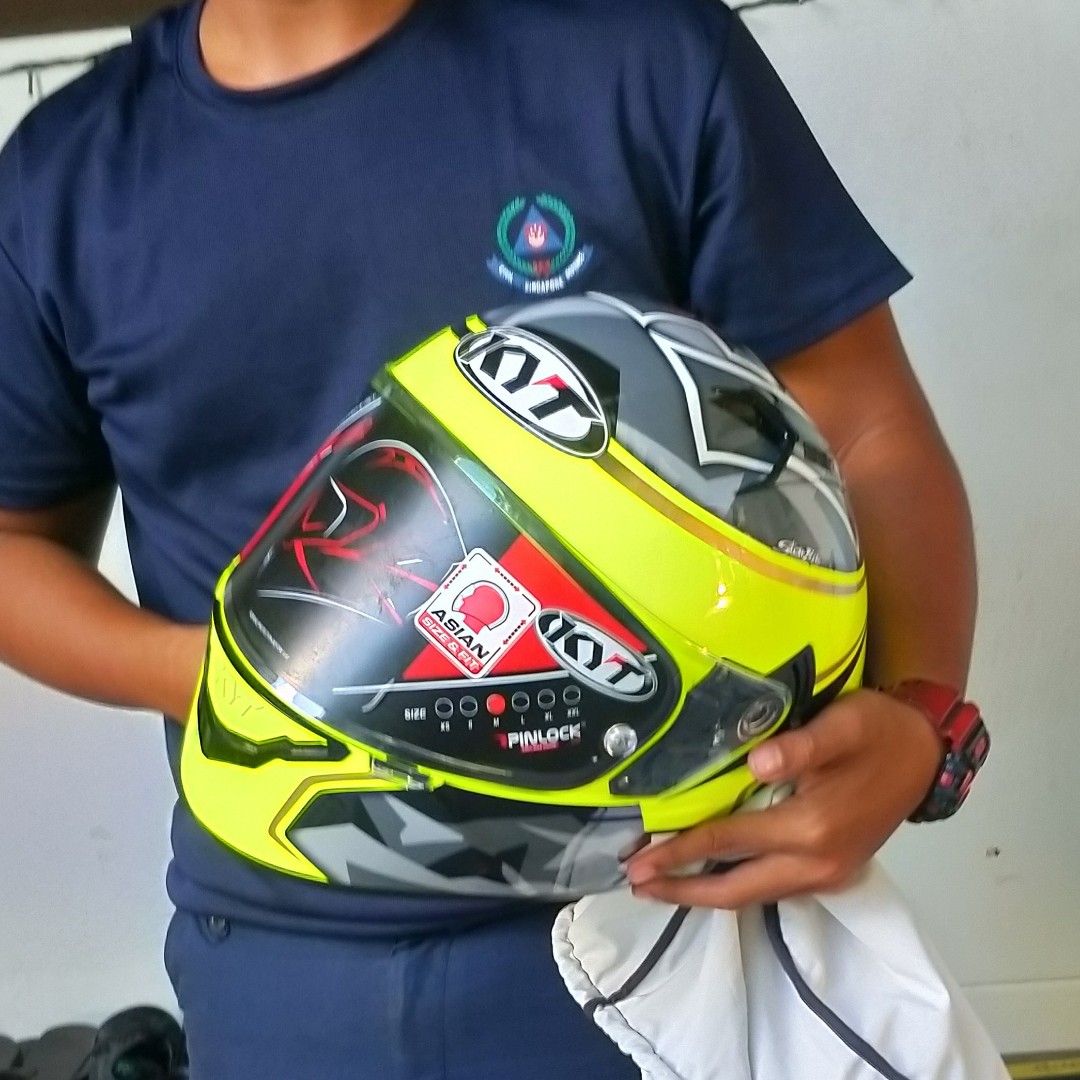 Kyt Fullface Helmet, Motorcycles, Motorcycle Accessories on Carousell