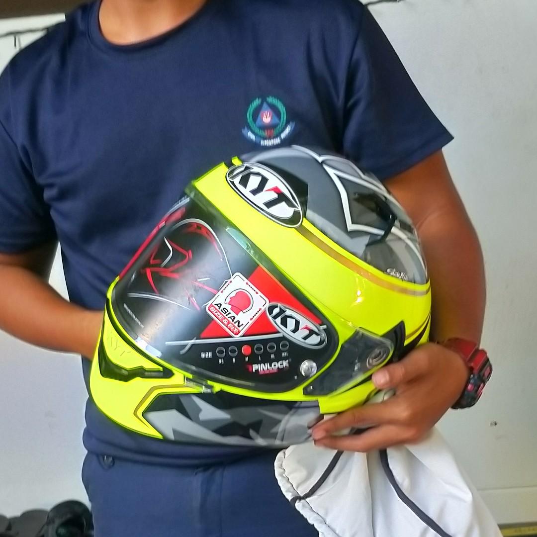 Kyt Fullface Helmet, Motorcycles, Motorcycle Accessories on Carousell