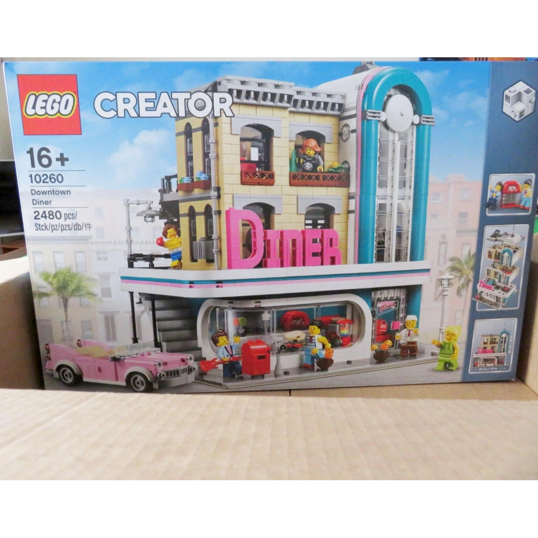 LEGO 10260 Modular Buildings Downtown Diner NEW Hobbies Toys Toys Games on Carousell