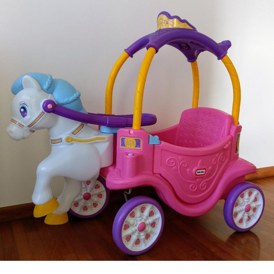 little tikes princess horse and carriage