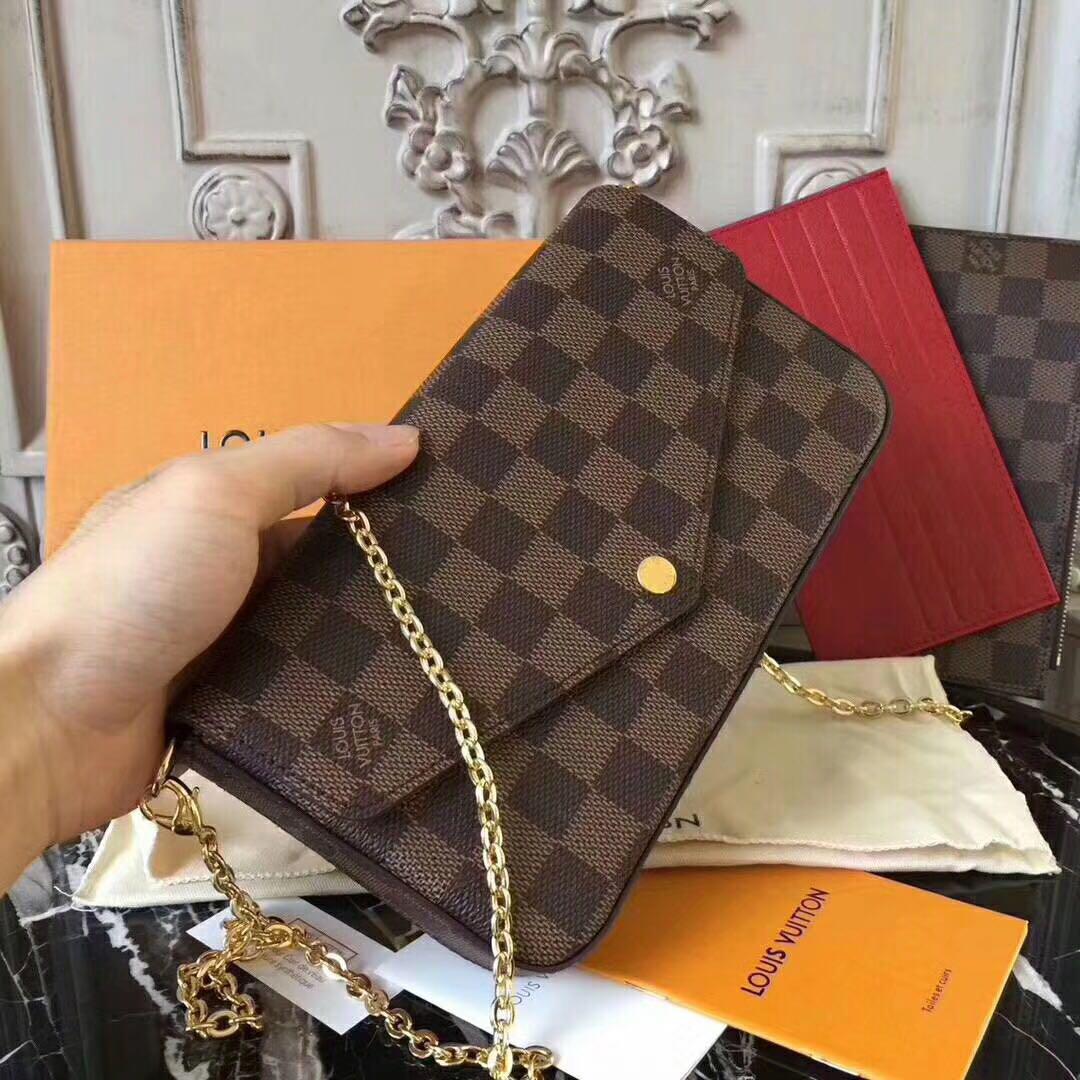 LOUIS VUITTON FELICIE POCHETTE, Luxury, Bags & Wallets on Carousell