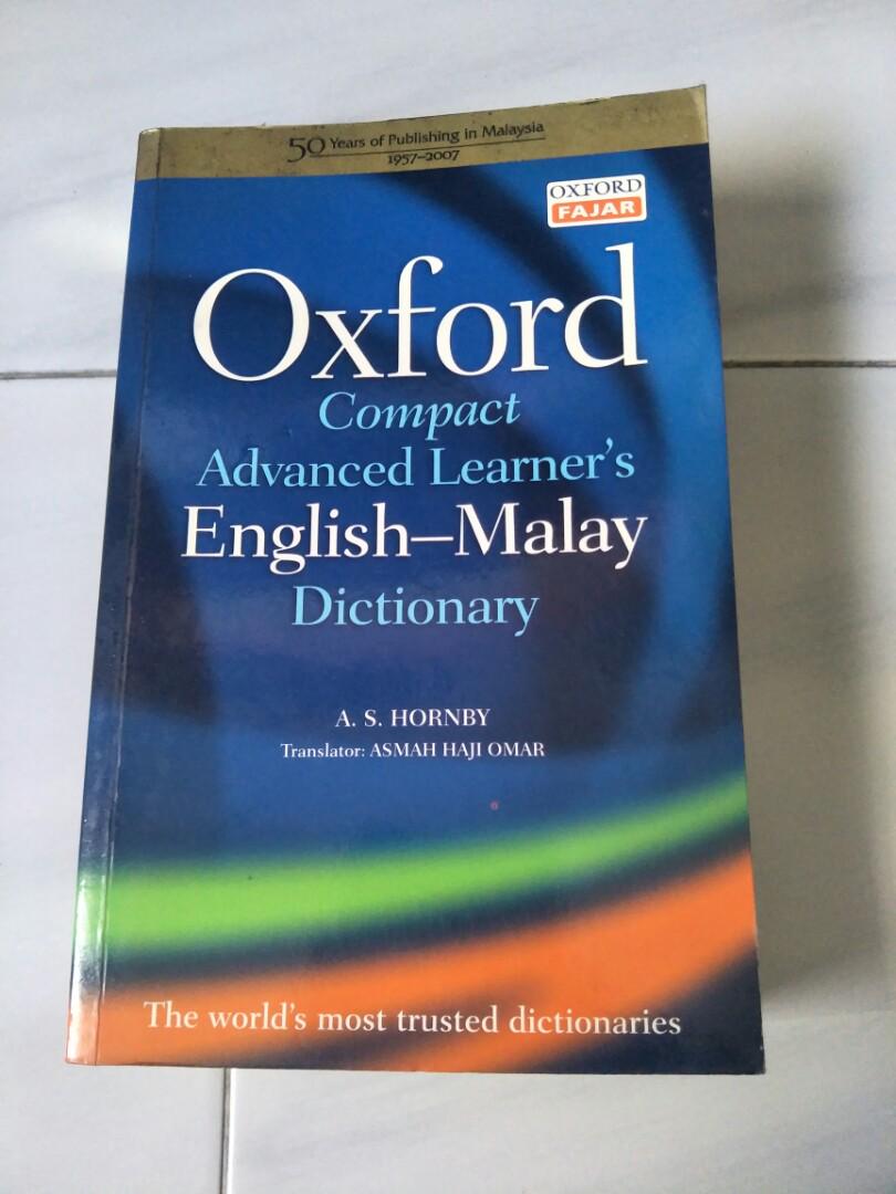 Malay English Dictionary Books Stationery Textbooks Tertiary On Carousell