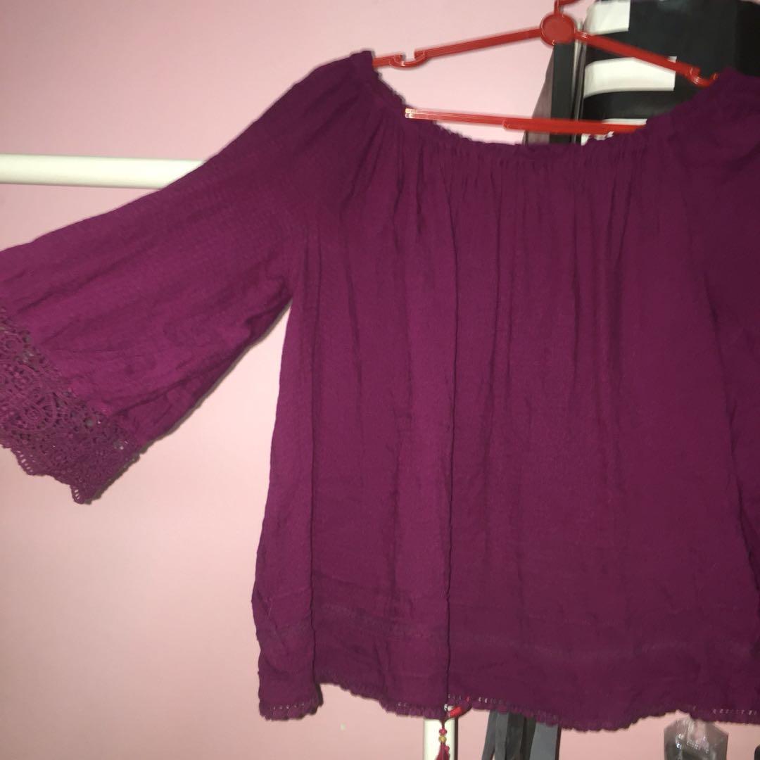 maroon top forever 21