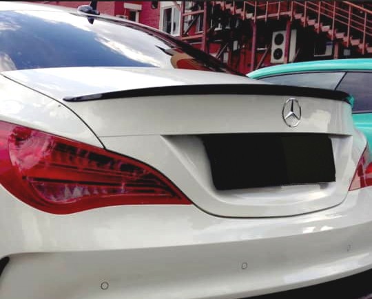 Mercedes Benz W117 Cla Abs Boot Lip Spoiler Taiwan Car Accessories