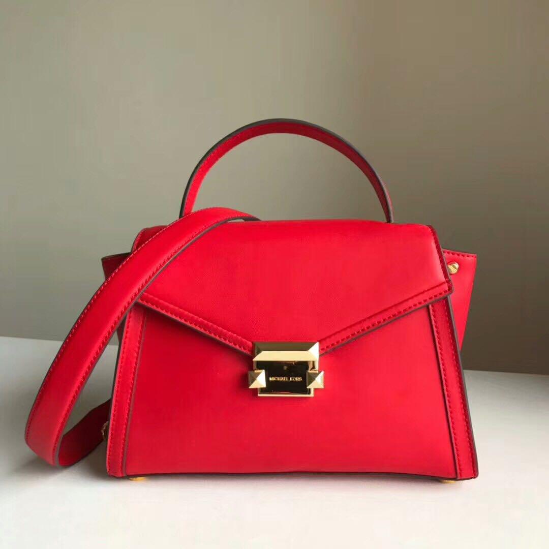 handbags michael kors red