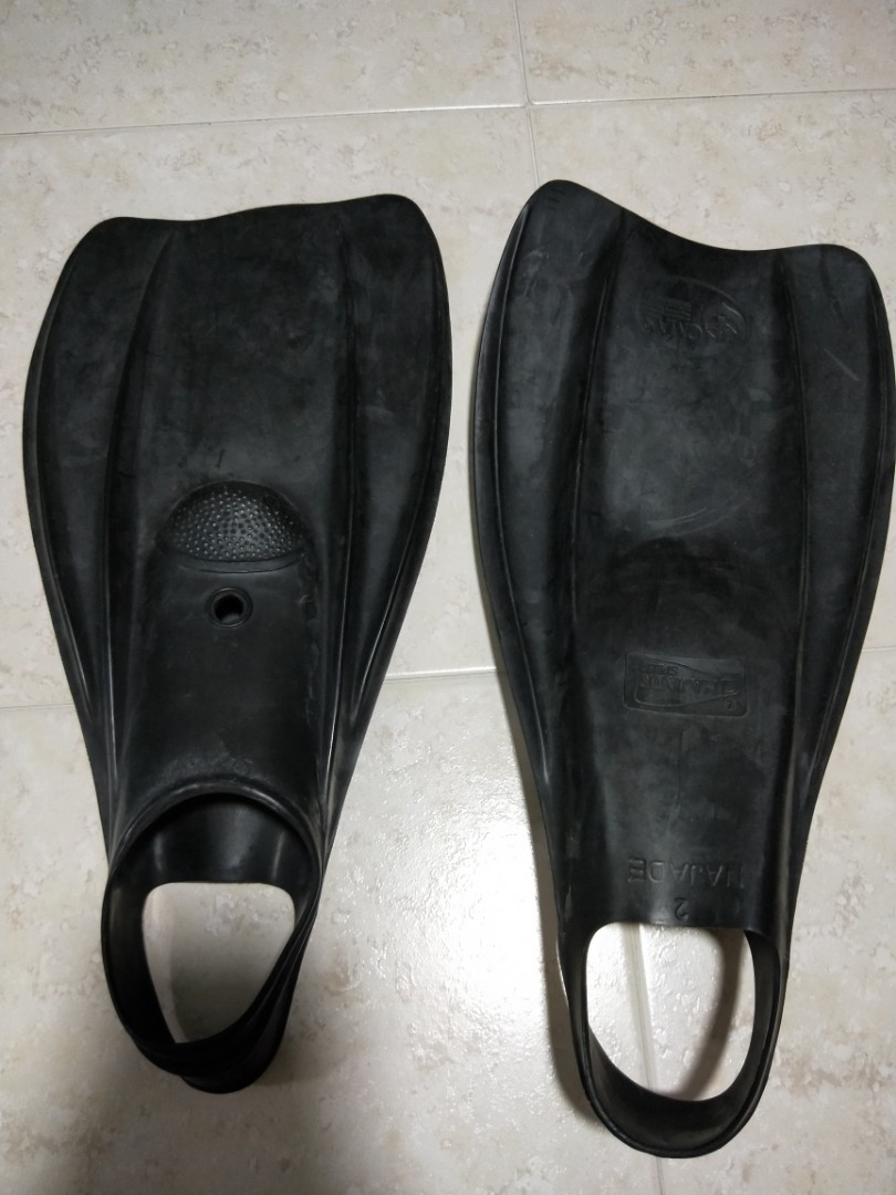 Najade fins for Underwater rugby sport., Sports Equipment, Sports ...