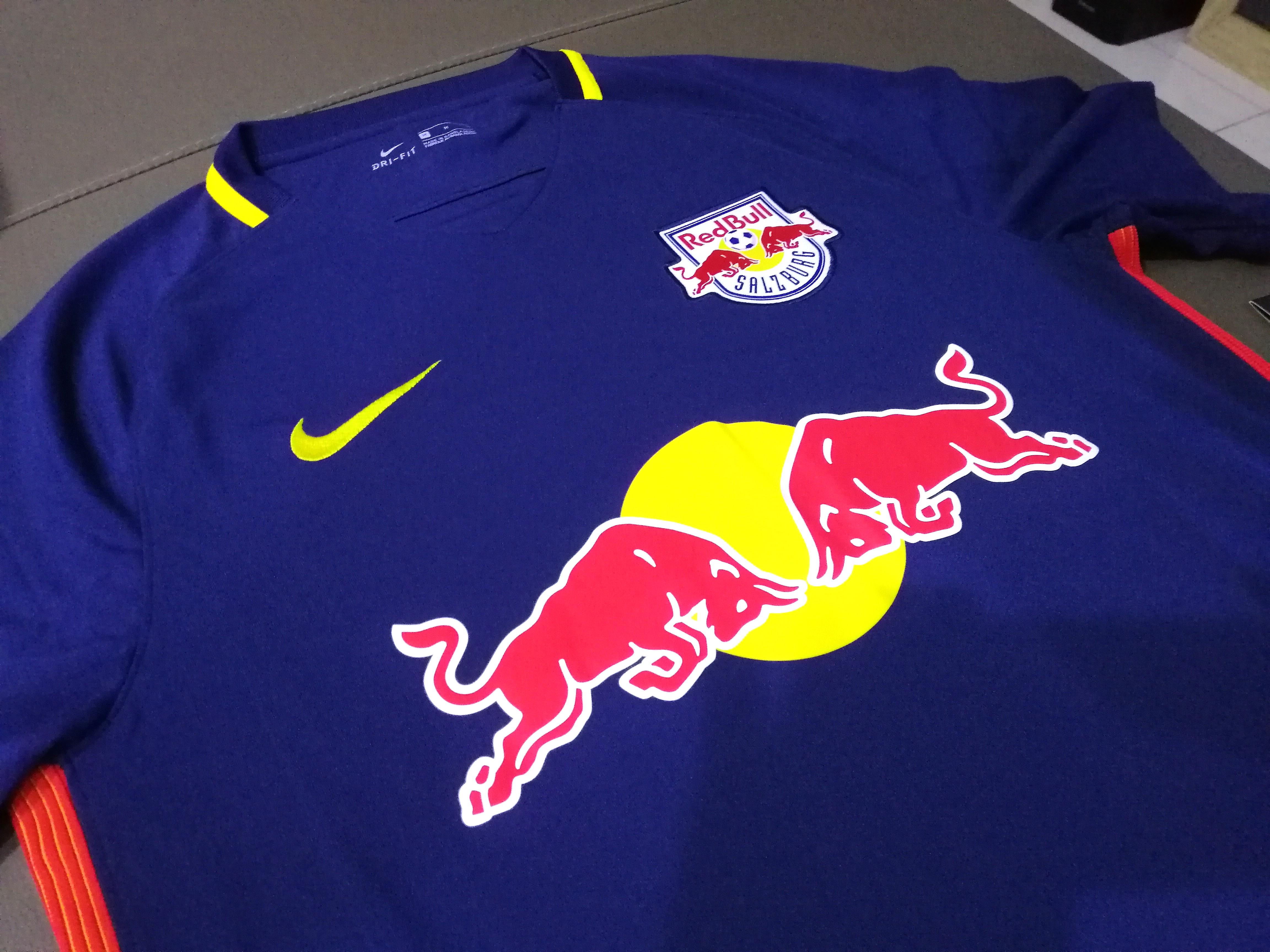 New) Original Nike Red Bull Salzburg Away Jersey 16/17, Men's