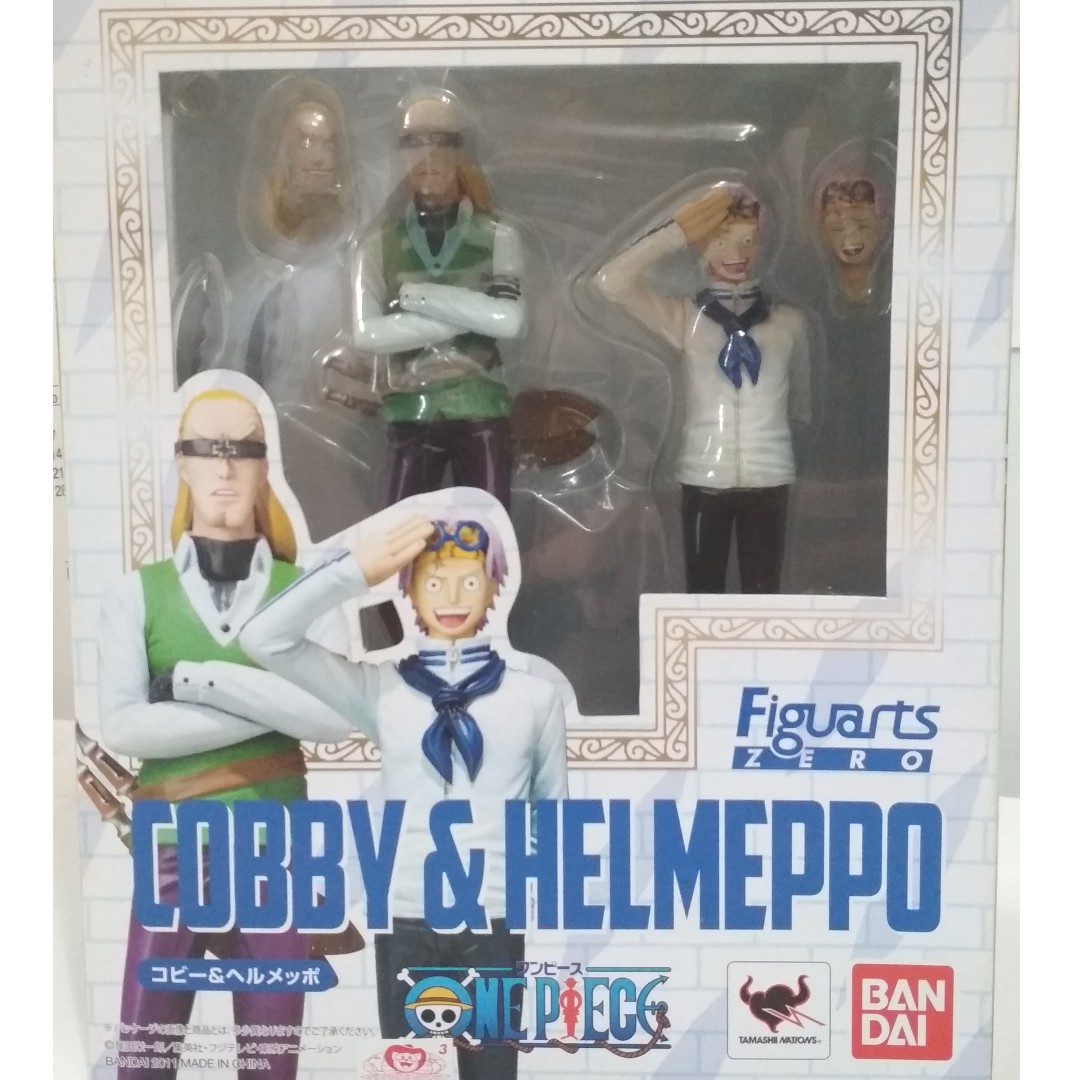 One Piece Bandai Figuarts Zero Coby Helmeppo Toys Games Bricks Figurines On Carousell