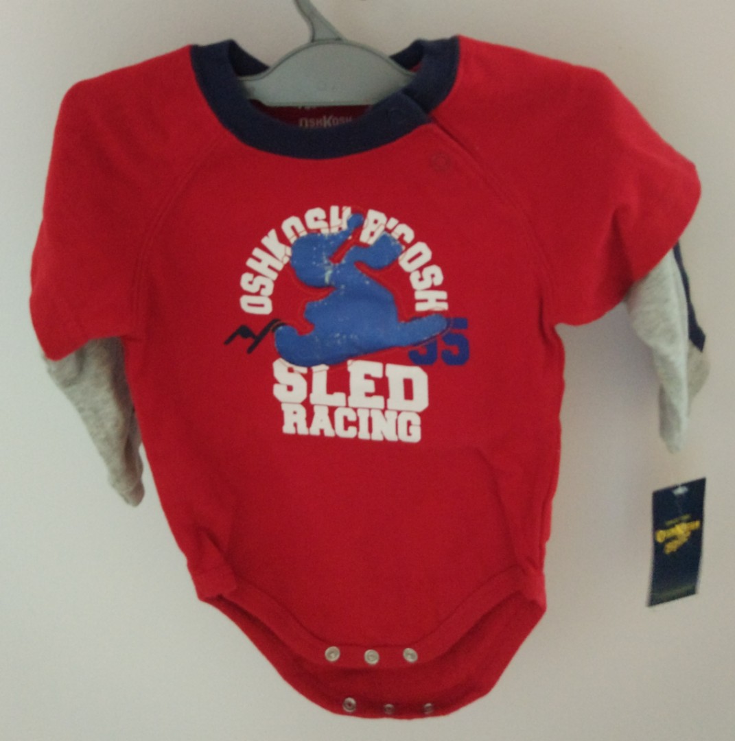 9 Months OshKosh BGosh Baby Boys Two Fer Baby - Navy