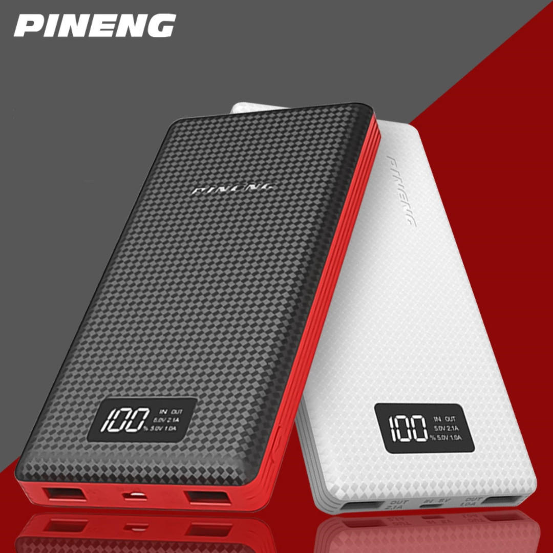 Pineng Pn 969 20000mah Lithium Polymer Power Bank Black And White Mobile Phones Tablets Mobile Tablet Accessories Power Banks Chargers On Carousell