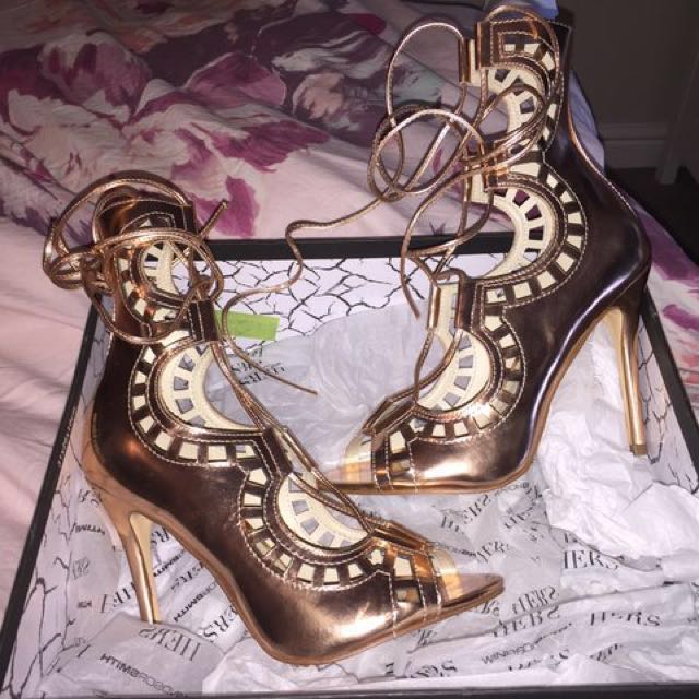 windsor smith rose gold heels