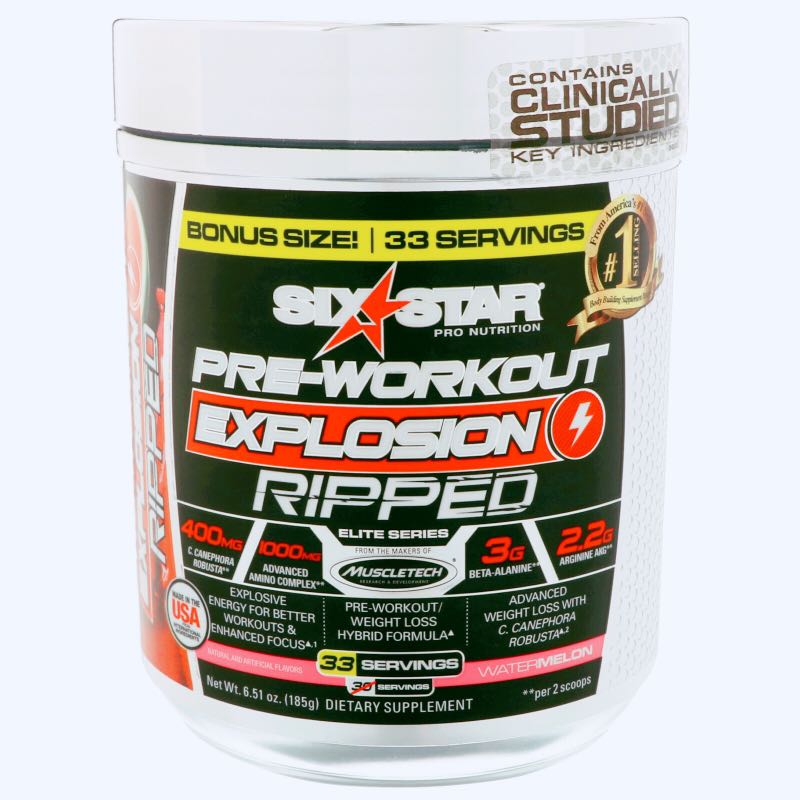 Six Star Explosion Ripped Pre Workout, Everything Else on Carousell