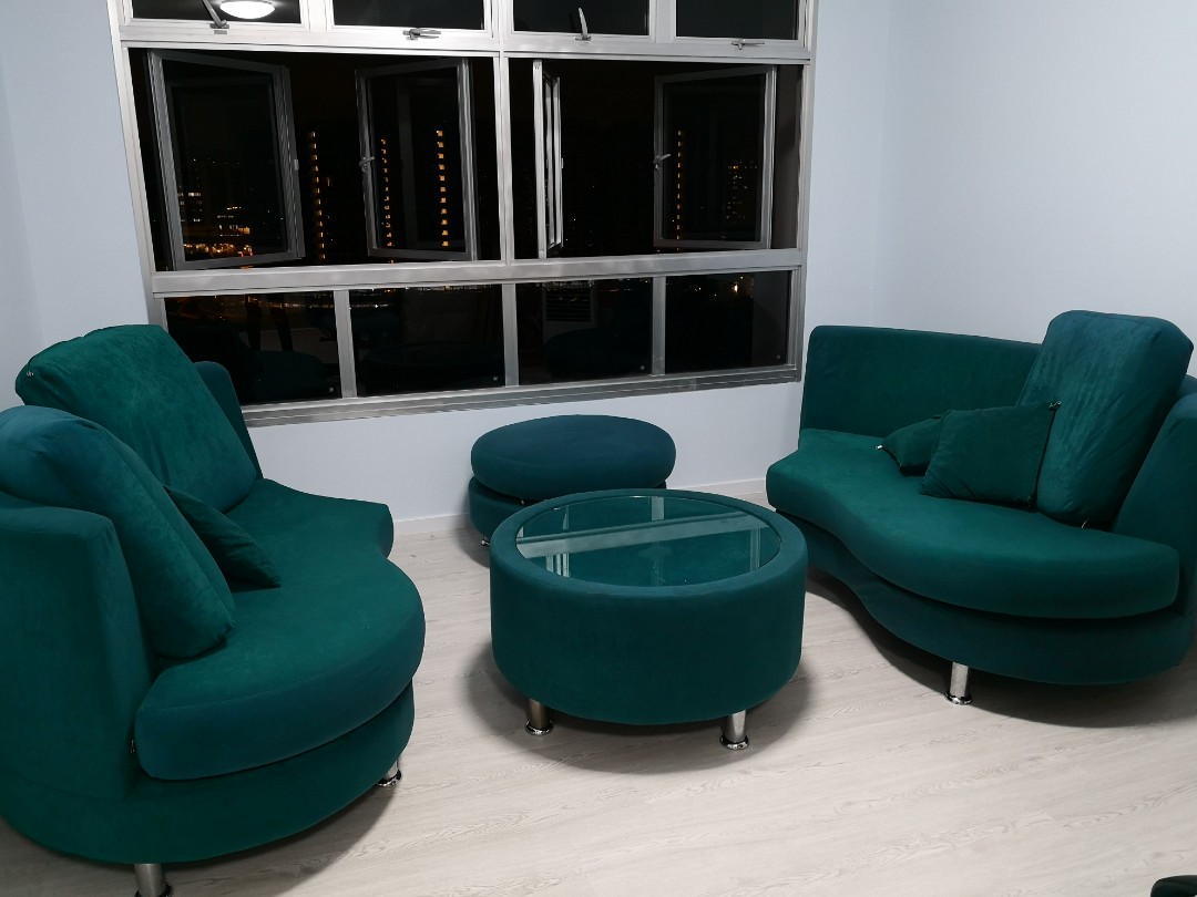 Sofa Set, Furniture & Home Living, Furniture, Sofas on Carousell