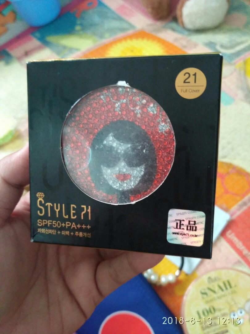 Style 71 Full cover Luxury Cushion No. 21, Beauty & Personal Care, Face ...