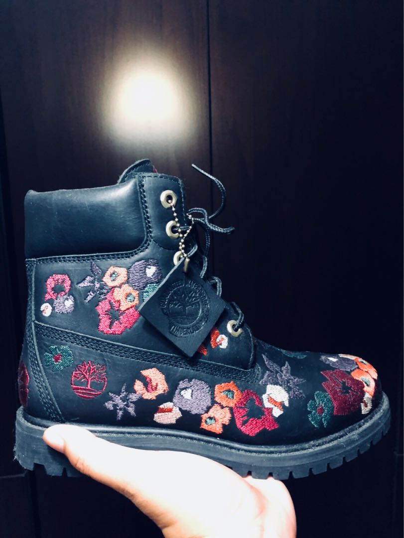 Timberland floral boots, Women's 