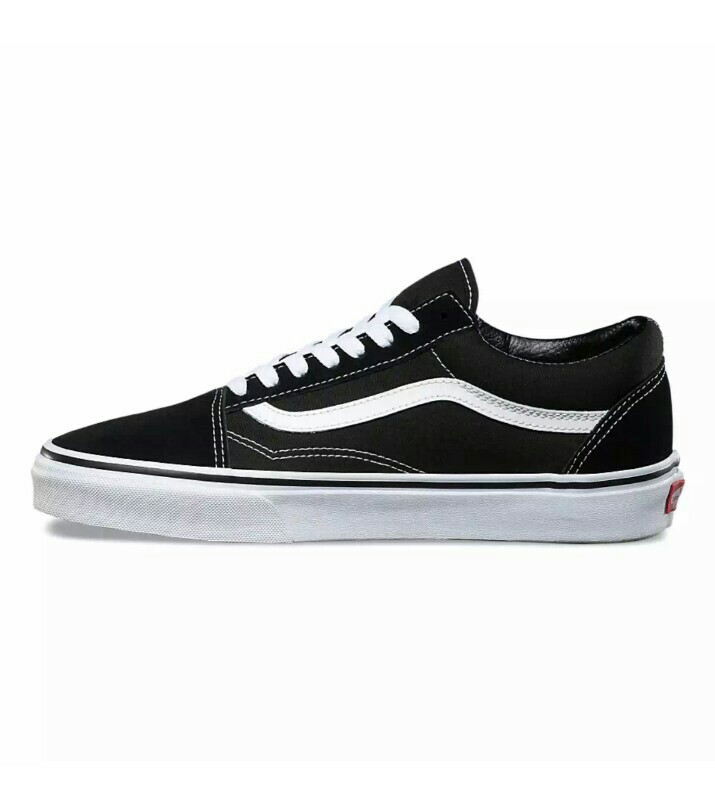 vans old skool trainers black