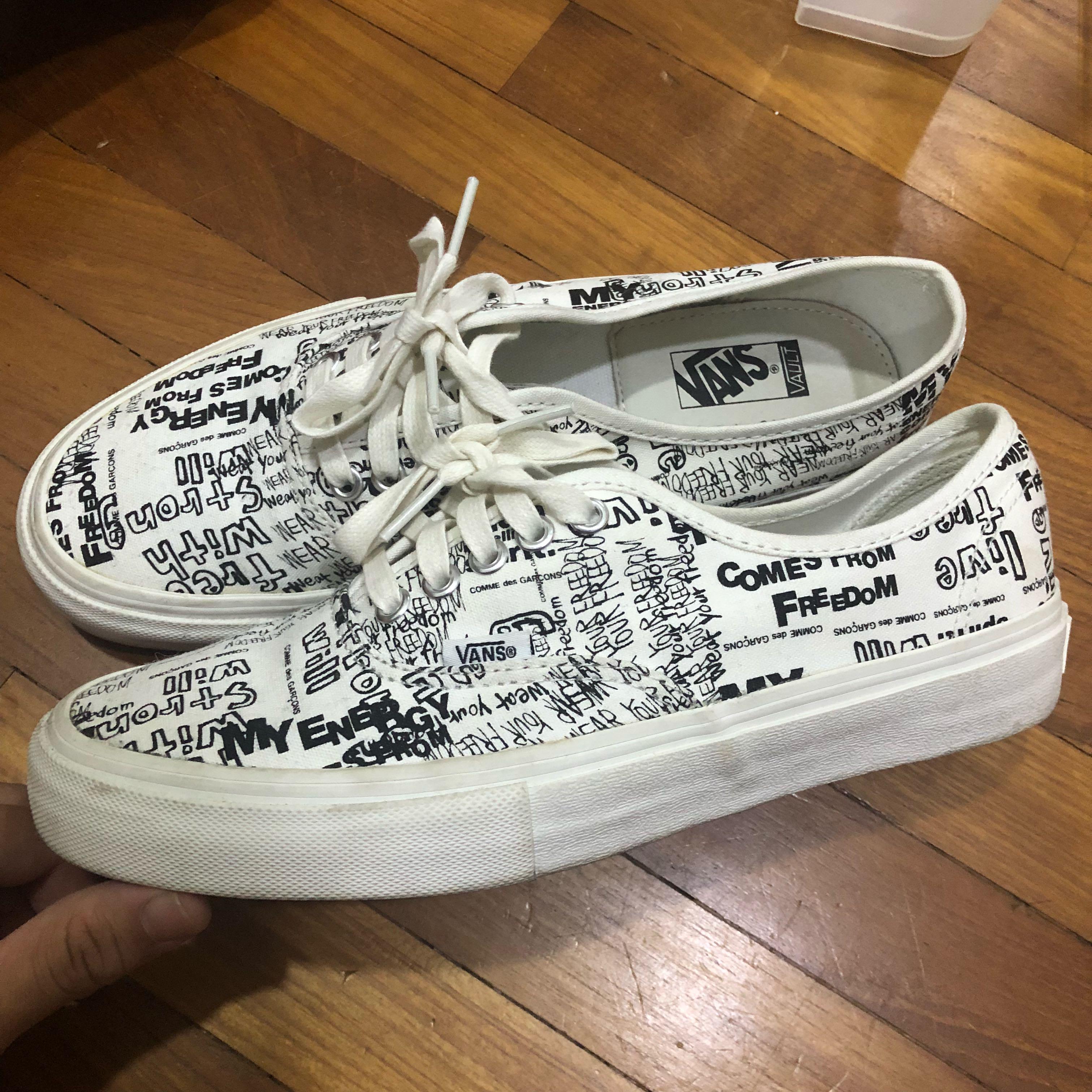 Cdg x vans vault on sale