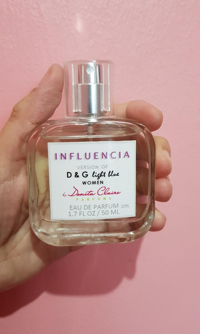 Version of D&G Light Blue Women (Category: Vision Care) located in Quezon City. Submitted by loutskie (Listing ID 184637034, Image 1). Description: 💕Tested and guaranteed to last long 💕Smells expensive and orig 💕50ml / 20% oil based 💕Casual and breezy, sparkling fruity-floral scent thag evokes the spirit of the Sicilian summer 💕Main Accords: Citrus, Woody, Green, Fresh, Fruity.