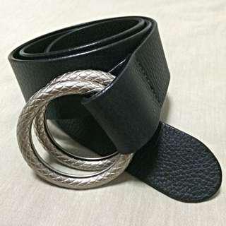 Bottega Veneta Double-Ring Leather Belt 
