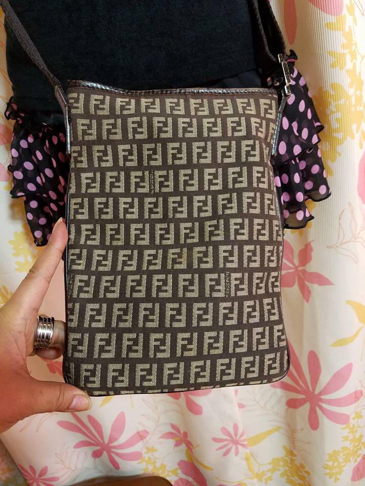 100% Original Fendi Sling Bag (Category: Cross-body Bags) located in San Pedro. Submitted by msericon (Listing ID 184877755, Image 2). Description: 100% Original Fendi Sling Bag Bought in Japan With serial code With flaws please refer to pics for details.