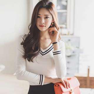 AUTUMN SALE -30% AA-113 KOREAN TOP (INSTOCK)