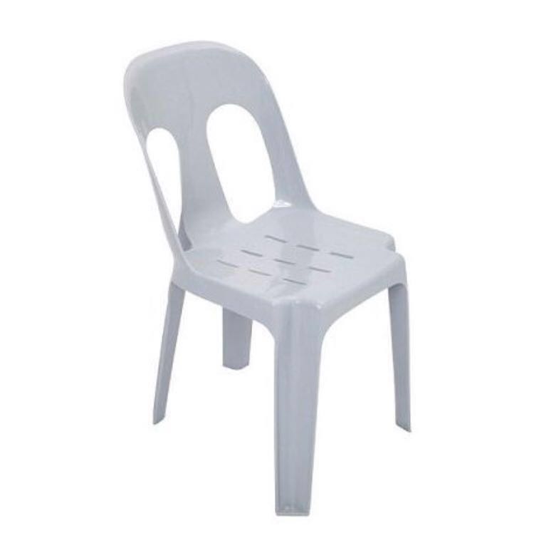 Plastic chair deals with backrest