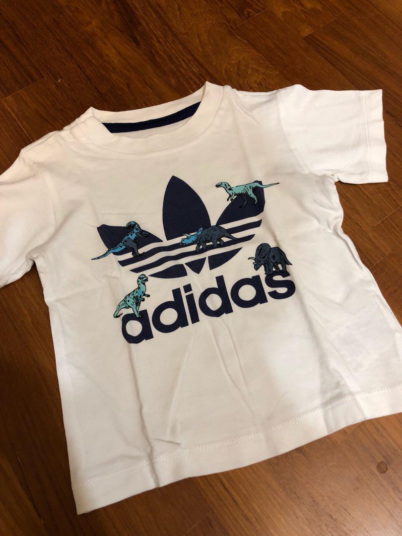 Adidas Baby boy Tee t shirts, Babies \u0026 Kids, Babies Apparel on Carousell