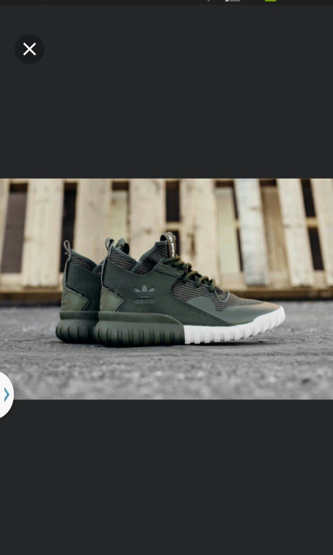 Adidas Cargo Green mesh Tubular X 1.0 original NO BOX Men s