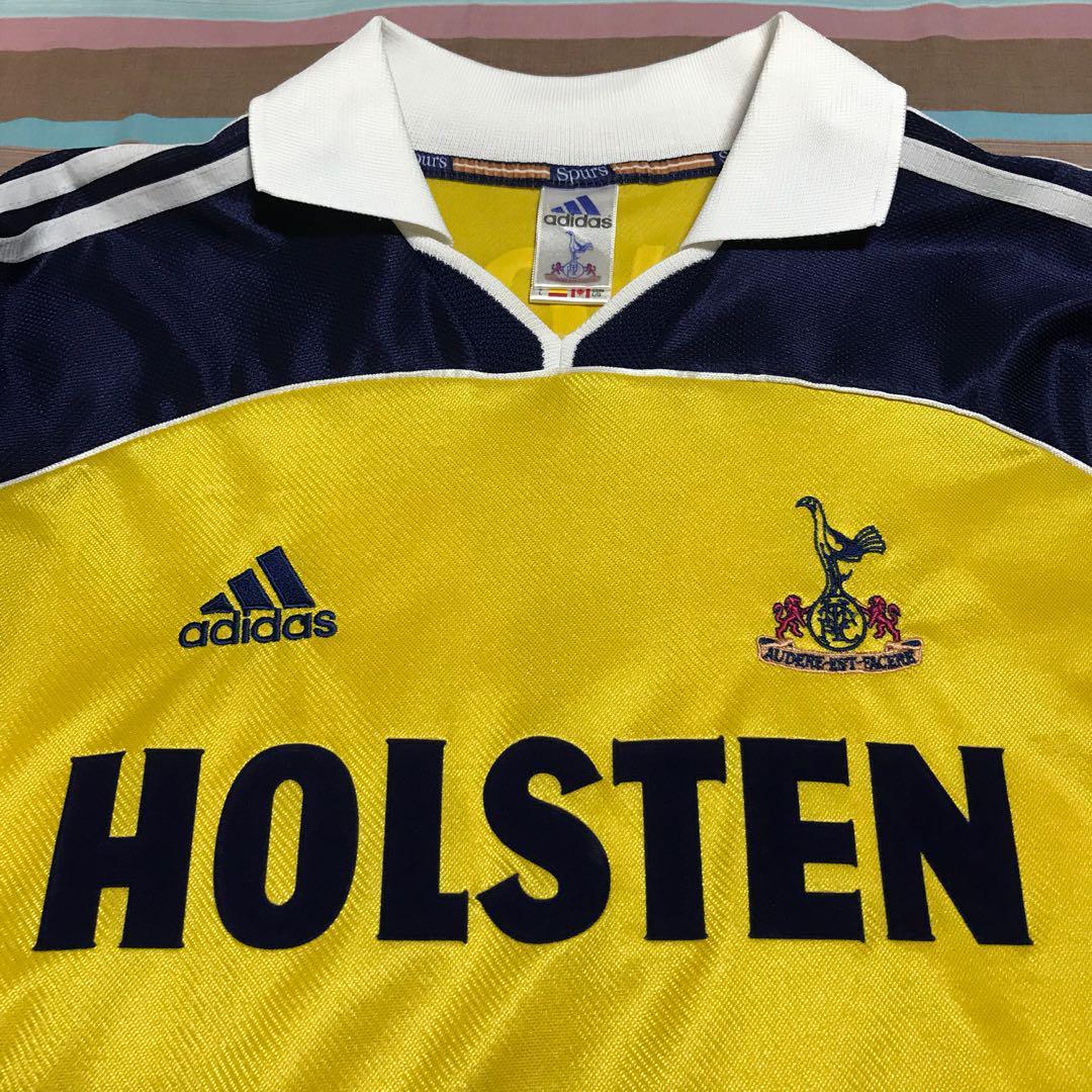 1999-01 Tottenham Home Shirt Ginola #14 - Very Good 6/10 - (M)