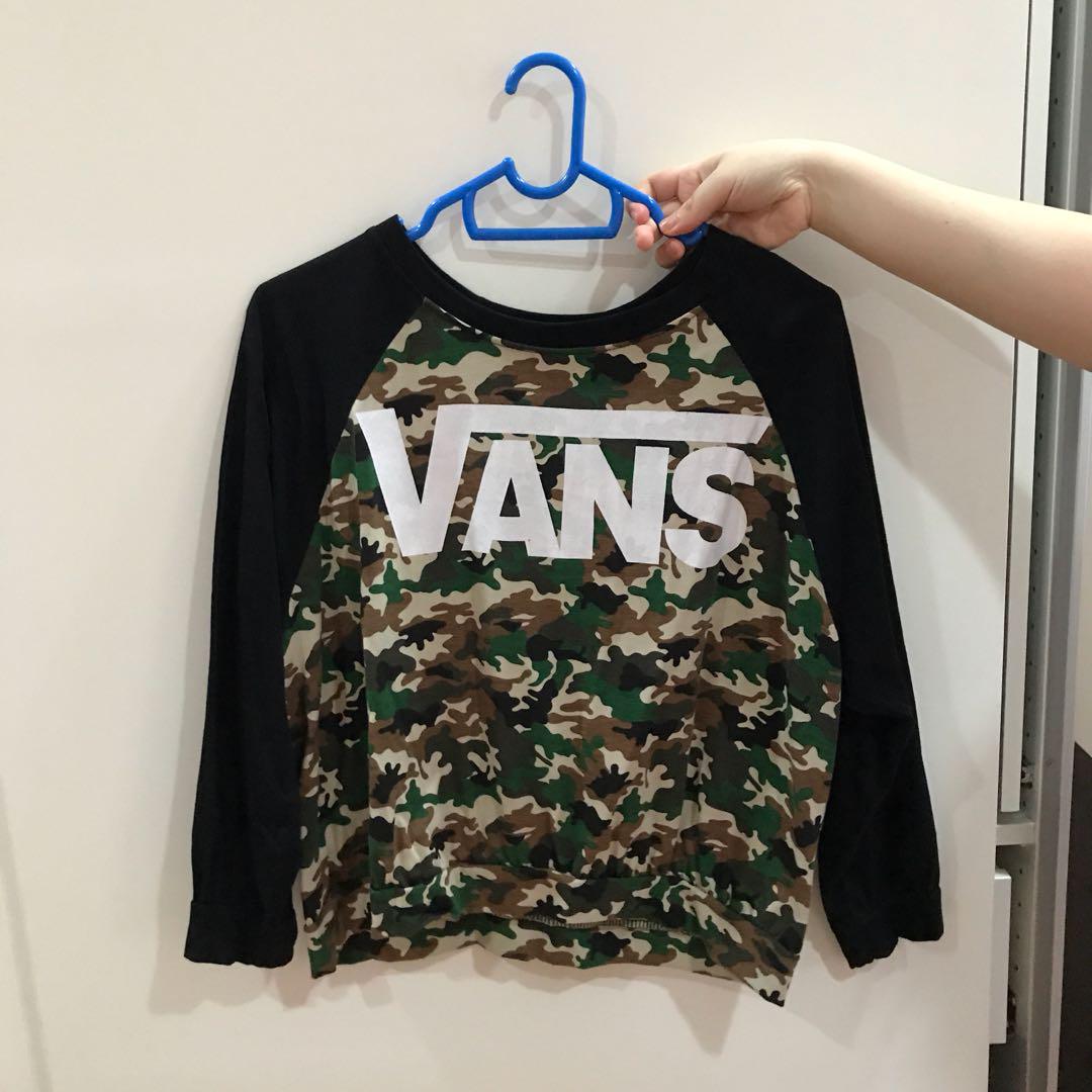vans t shirt womens Green