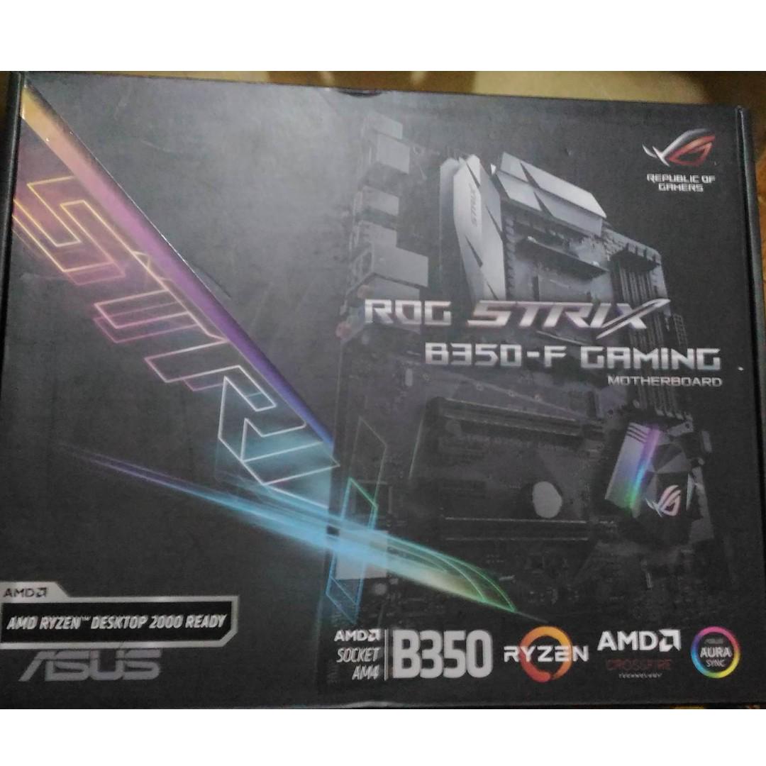Asus Rog Strix 50 F Gaming Motherboard Electronics Computer Parts Accessories On Carousell
