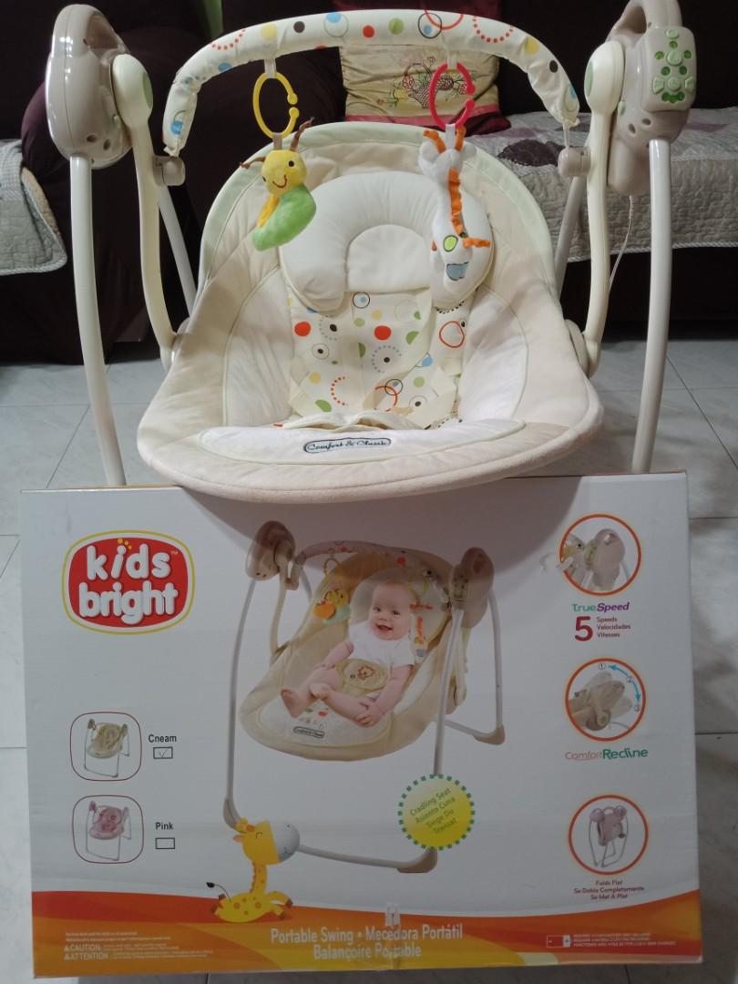 Baby Portable Swing Babies Kids Toys Walkers On Carousell
